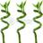 GardenersDream Lucky Bamboo Green Artificial Plant 3pcs