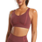 Gymshark Stitch Feature Sports Bra - Burgundy Brown