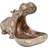 Kare Design Hungry Hippo Brown/Copper Prydnadsfigur 17cm
