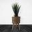 Leaf Woven Effect Composite Planter With Stand