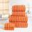 Symple Stuff BION1065 Pcs6 Bath Towel Orange