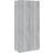 vidaXL Engineered Wood Grey Sonoma Wardrobe 90x200cm