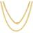 Nuragold Miami Cuban Link Chain Necklace 5.5mm - Gold