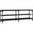 vidaXL Engineered Wood Black TV-bänk 140x50cm