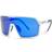 Madison Crypto Sunglasses 3 Lens Pack White/Blue