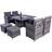 Outdoor Living Milano 9 Cube Patio Dining Set