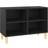 vidaXL Solid Wood Black TV-bänk 69.5x50cm