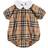 Burberry Check Stretch Cotton Bodysuit - Archive Beige (80691541)