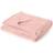 Dreamscene Luxury Waffle Honeycomb Warm Blankets Pink (150x125cm)