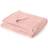 Dreamscene Luxury Waffle Honeycomb Warm Filt Rosa (150x125cm)