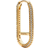 Pandora ME Extended Pavé Link Single Earring - Gold/Transparent