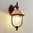 Lindby Clint Black/Copper/Transparent Wall light