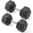 York Fitness Rubber Hex Dumbbells 2 x 15kg