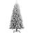 vidaXL Flocked Snow Green /White Christmas Tree 120cm