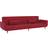 vidaXL 337587 Wine Red Sofa 200cm 2 personers
