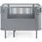 Sebra Baby & Junior Bed Classic Grey 29.8x61"