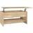 vidaXL Engineered Sonoma Oak Soffbord 80x50cm