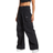 Nike Sportswear Women's High-Waisted Loose Woven Cargo Trousers - Black