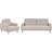 Beliani TUVE Brownish Gray Soffa 199cm 2st 4-sits