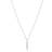 Sif Jakobs Ellera Ovale Piccolo Necklace - Silver/Transparent