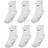 Nike Little Kid's Dri-Fit Crew Socks 6-pack - White