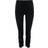 Roman Lace Insert Crop Stretch Trousers - Black