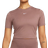 Nike Women's Sportswear Essential Slim Cropped T-Shirt - Smokey Mauve/White