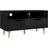 vidaXL 326784 High Gloss Black TV-bord 90x48.5cm