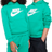 Nike Kid's Club Fleece Hoodie - Stadium Green/White (FD2988-324)