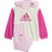 Adidas Baby Essentials Colorblock Tracksuit - Ivory/Semi Lucid Fuchsia/Clear Pink