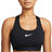 Nike Swoosh Medium Support Women's Padded Sports Bra - Black/White