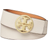 Tory Burch 1.5" Miller Reversible Belt - New Ivory/Natural Vachetta/Gold