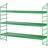 String Pocket Green Wall Shelf 60cm