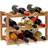 Relaxdays 10019279 Natural Brown Wine Rack 42x28cm