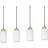 Envostar Talia Black/Wood/White Pendellampa ∅ 9.5cm 4st
