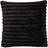 Catherine Lansfield Cosy Ribbed Complete Decoration Pillows Black (45x45cm)