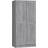 vidaXL 826639 Grey Sonoma Garderobeskab 82.5x180cm