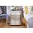 Furniturebox Italian Grey Bedside Table 39x44cm