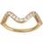ByBiehl Wave Sparkle Ring Small - Gold/Transparent