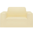 vidaXL Jersey Sofabetræk Beige (140x140cm)