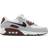 NIKE Air Max 90 M - White/Black/Dark Team Red/Pure Platinum