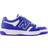 New Balance Little Kid's 480 Bungee Lace with Top Strap - Marine Blue with White