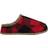 Deer Stags Kid's Lil Nordic Plaid - Red/Black