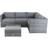 Charles Bentley GLWFCORSOFA01 Outdoor Lounge Set, 1 Table incl. 4 Sofas