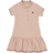 Moncler Girl's Logo Patch Polo Dress - Pink