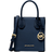 Michael Kors Mercer Extra-Small Pebbled Leather Crossbody Bag - Navy