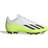 adidas Junior X Crazyfast.4 FG - Cloud White/Core Black/Lucid Lemon