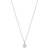 Georg Jensen Daisy Pendant Necklace - Silver/White