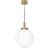 Konsthantverk Klyfta Raw Brass/Opal Pendant Lamp ∅ 30cm