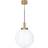 Konsthantverk Klyfta Raw Brass/Opal Pendant Lamp 30cm